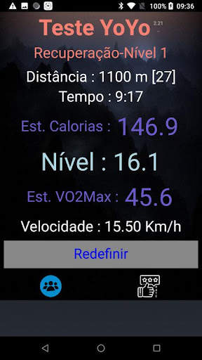 Teste Intermitente Yo-Yo screenshot 3