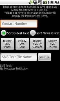 SMS Tools 2 screenshot 1