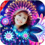 Neon Flower Photo Frames HD 1.0
