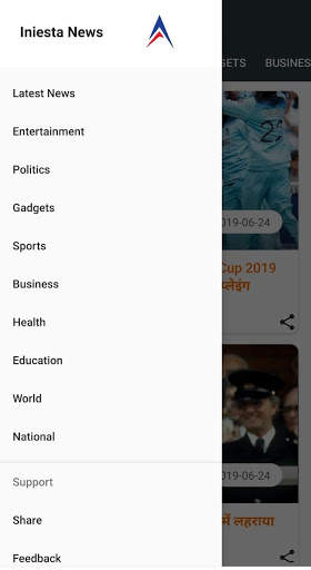 Iniesta news screenshot 1