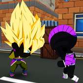 Super Legend Dragon Saiyan warrior logo