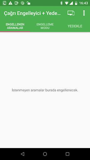 Çağrı Engelleyici ve Çağrı Yedekleme screenshot 1