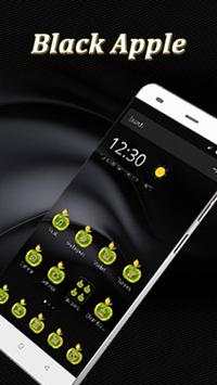 Tema Simples da Apple Preta screenshot 2