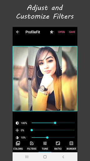 ProfileFit - Photo Editor (Crop, Filters & More!) screenshot 5