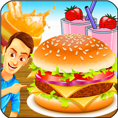 Burger Shop Food Court Game icon