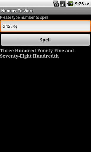 Spell Numbers screenshot 1
