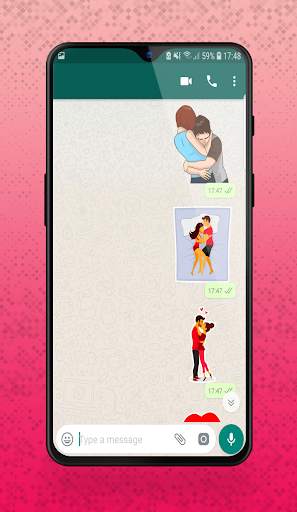 Romantic Stickers for Whatsapp 2021-WAStickerApps‎ screenshot 2