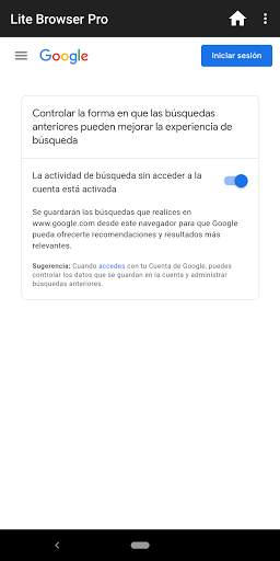Lite Browser Pro screenshot 1