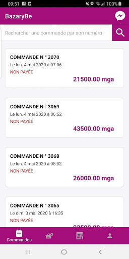 BazaryBe (Facebook Messenger Shop en 5 minutes) screenshot 1