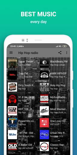 HIP HOP R&B RAP TRAP OLD SOUL FUNK REGGAE RADIO screenshot 6