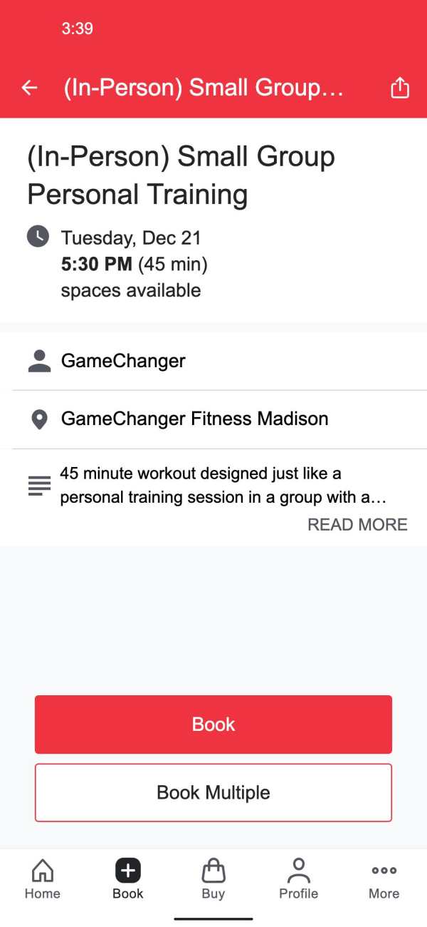 GameChanger Fitness screenshot 3