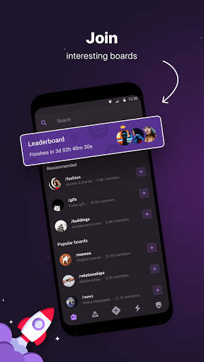 MAIN: crypto social network screenshot 1