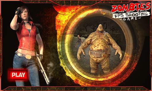 Zombie Shooting Survival: Haunted Town Games screenshot 1