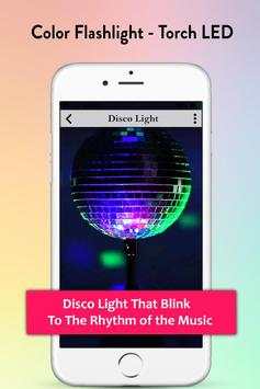 Color Flashlight on Call & SMS : Torch LED Flash screenshot 4