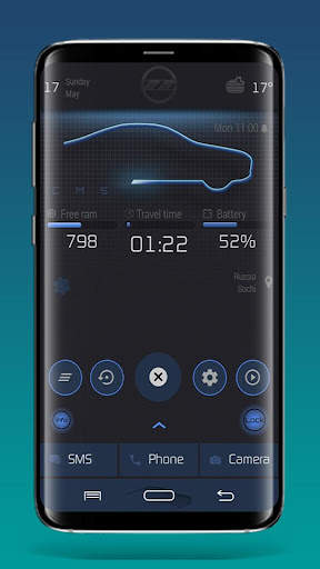 BlueCar Theme for Total Launcher screenshot 4