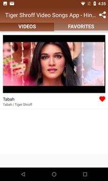 Tiger Shroff Video Songs App - Hindi Hit Songs screenshot 4