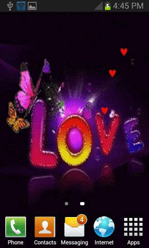Multicolor Love Live Wallpaper 2 تصوير الشاشة