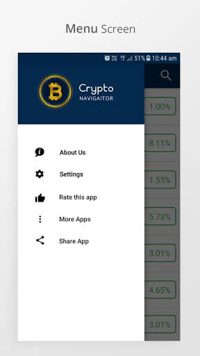Crypto Navigator - Bitcoin, Live Coin Rate Tracker screenshot 2