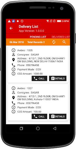 Bharat Courier App screenshot 4