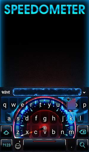 Speedometer Animated Keyboard   Live Wallpaper скриншот 2