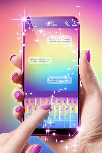 Free Colorful Keyboard screenshot 1