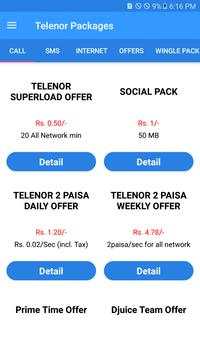All Telnor Packages 2019 Free: screenshot 2