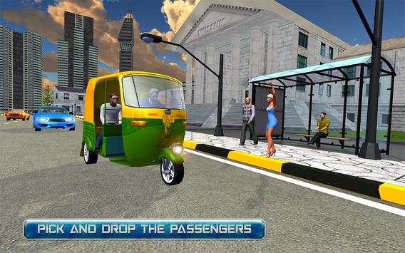 Auto Rickshaw Driving - City passenger transporter screenshot 2