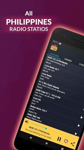 Pro Radio Live - Philippines Online Radio Stations screenshot 1
