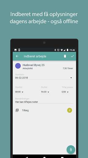Intempus Timeregistrering screenshot 2