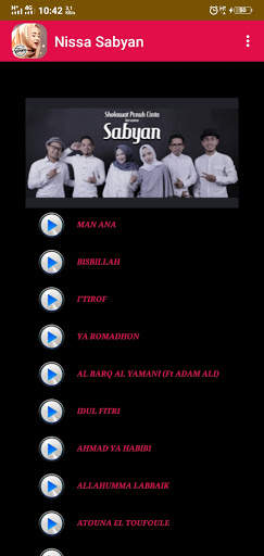 Nissa Sabyan Full Album Offline   lirik screenshot 3
