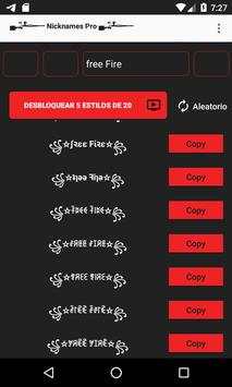 Name Style Generator for Free Fire 🔫 NickName Pro screenshot 2