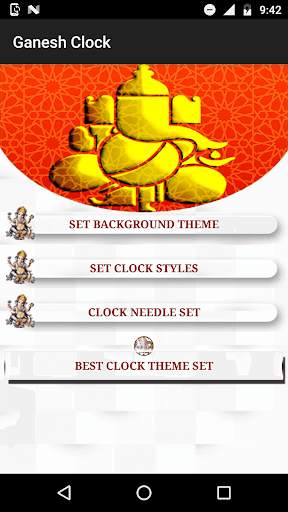 Ganesh Clock  live wallpaper screenshot 15