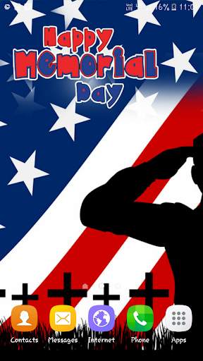 Memorial Day Live Wallpaper screenshot 2