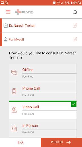 Medanta eCLINIC - Patient App screenshot 2
