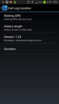 Call Log Location screenshot 2