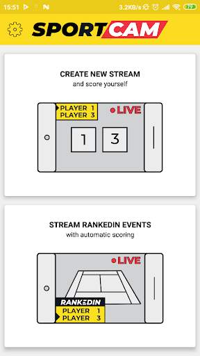 SportCam - Live Stream Your Match with Scoreboard screenshot 1