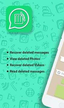 Watsdeleted: Recover Deleted Messages for watsaap screenshot 1