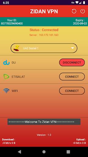 ZIDAN VPN screenshot 2
