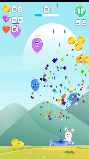 balloon pop game latest new game 2021 :bunny fight screenshot 10