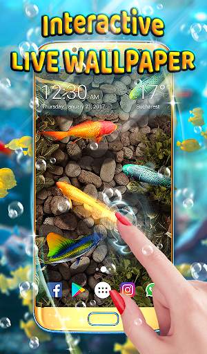 Aquarium Animated Keyboard + Live Wallpaper screenshot 2