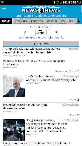 News and News screenshot 1