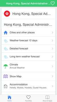 Pronóstico tiempo en Hong Kong screenshot 1