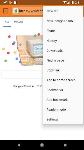 Freedom Window Browser screenshot 2