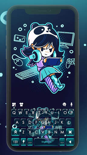 Gamer Keyboard Background screenshot 1