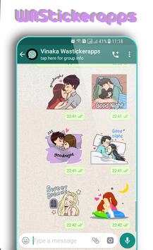 WAStickerApps: Good Night Stickers screenshot 2