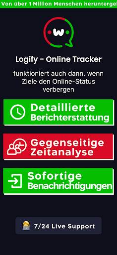 Logify - Tracker für WhatsApp screenshot 1