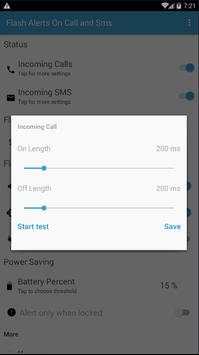 Flash Alerts On Call and Sms screenshot 5
