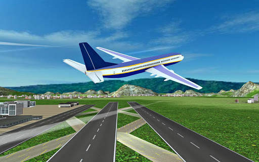 Fly Plane Flight 3D Airplane Simulator screenshot 2