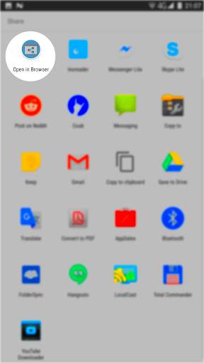 Share To Default Browser screenshot 1