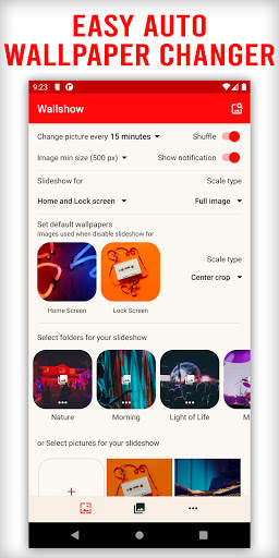 Wallshow: Wallpaper Changer screenshot 1